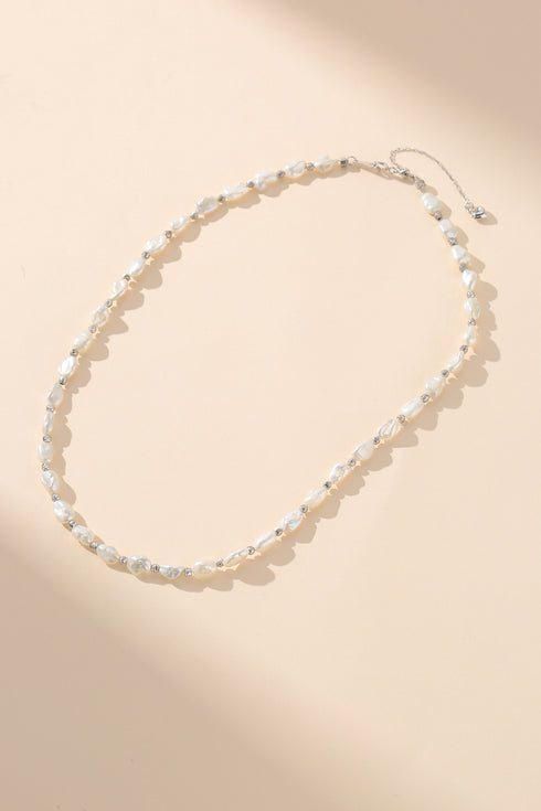 4-6mm Freshwater Keshi Pearl Necklace and Bracelet Set - House Of Pearls